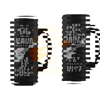 Cool Grandpas Play ウクレレ ウクレレ ミュージックギター コーヒーマグ - Kawaiitshirt