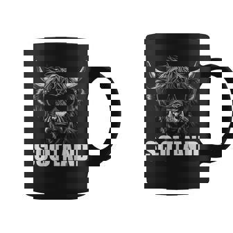 Cool Highland Cow Scotland Travel Coffee Mug - Thegiftio