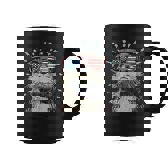 Cool Otter With Bold America Shades Coffee Mug - Thegiftio UK