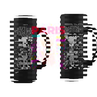 Cool Paris Teddy Bear Girl Boss Illustration Graphic s Tasse - Cadeauxyz