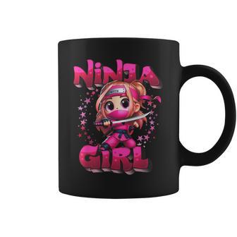 Coole Ninja-Kunst Für Kinder Mädchen Ninja-Trainingskrieger Tassen - Geschenkecke