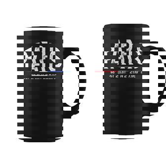 Coordonnées Gps Paris France Tasse - Cadeauxyz