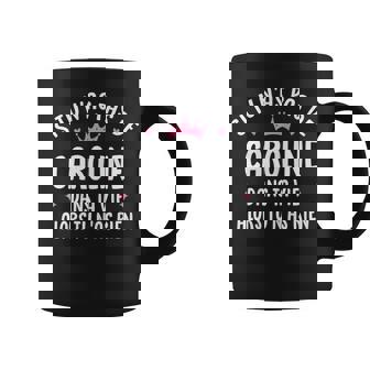 Copine Humour Cadeau Personnalisé Prénom Caroline Tasse - Cadeauxyz