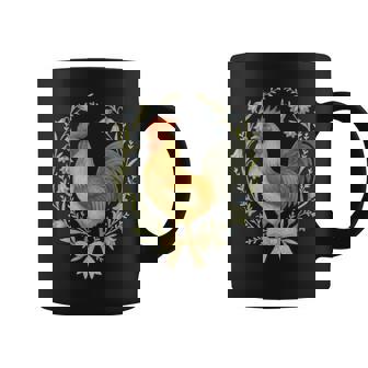 Coqintage Floral Animal De La Ferme Cadeau De Grange Tasse - Cadeauxyz