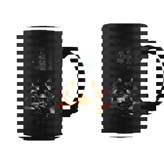 Cottagecore エステティックフォックス キャンプファイヤー キツネ サンセット コーヒーマグ - Kawaiitshirt