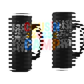 Cousin Camp 2025 Camping Campfire Summer Vacation Family Coffee Mug - Thegiftio UK