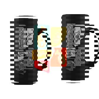 Creative Tenor Horn ビンテージ レトロ アートワーク テナーホルン奏者 コーヒーマグ - Kawaiitshirt