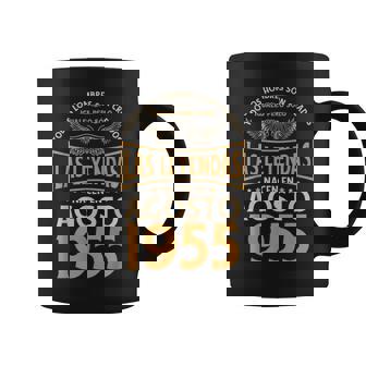 Cumpleaños Hombre Regalos Las Leyendas Agosto 1955 Taza de café - Regaloses