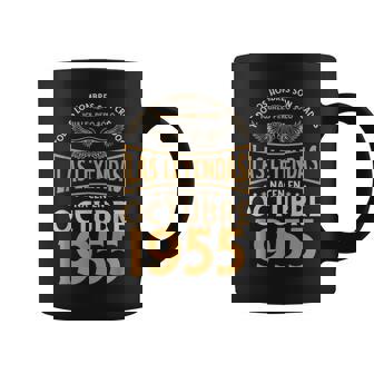 Cumpleaños Hombre Regalos Las Leyendas Octubre 1955 Taza de café - Regaloses