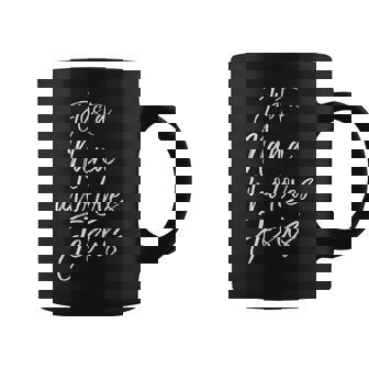 Cute Christian Mother's Day Just A Nana Who Loves Jesus Coffee Mug - Monsterry