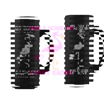 Cute Don't Scare Me I Fart Easy Fart Joke Flamingo Woman Men Coffee Mug - Thegiftio