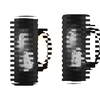 Cute Wizard Cat Ghost Weird Kitten Cat Meme Halloween Coffee Mug | Mazezy