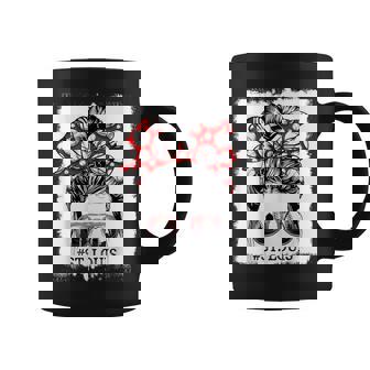 Cute Messy Bun St Louis Retro Baseball Lover Game Day Coffee Mug | Mazezy