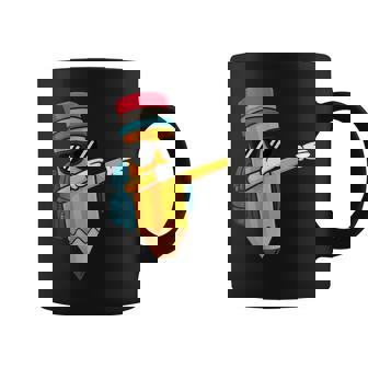 Dabbing Pencil Dancing Back To School Students Boys Coffee Mug | Mazezy