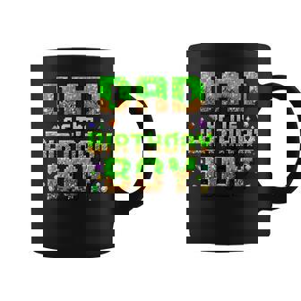Dad Of The Birthday Boy Matching Pixel Family Bday Party Coffee Mug - Thegiftio UK