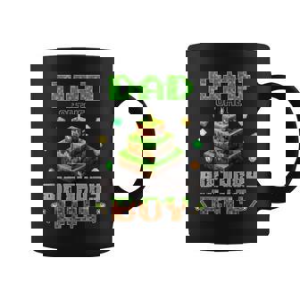 Dad Of The Birthday Boy Party Video Gamer Pixel Number Coffee Mug | Mazezy