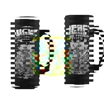 Dad Dadcraft Gamer For Happy Father's Day Gaming Pixel Coffee Mug | Mazezy