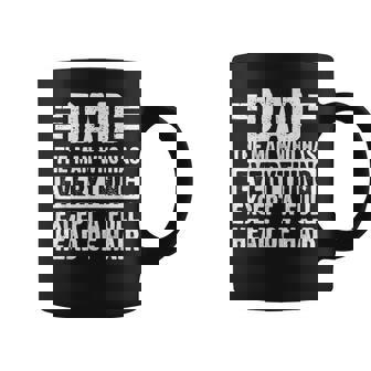 Dad The Man With Everything But A Full Head Of Hair Coffee Mug | Mazezy