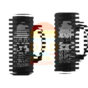 Dad The Man The Myth The Legend Father's Day Mens Coffee Mug - Thegiftio