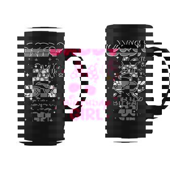 Dad And Mom Daddy Of The Birthday Girl Cute Pink Bow Family Coffee Mug - Thegiftio