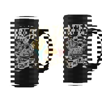 Dad Tax If I'm Buyin' I'm Tryin' Quote For Fathers Day Coffee Mug - Monsterry