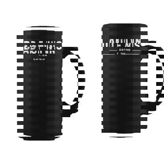 Dad Of Twins Est 2025 First Father's Day With Twins Coffee Mug | Mazezy