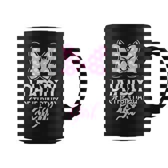 Daddy Of The Birthday Girl Cute Pink Bow Family Matching Coffee Mug | Mazezy