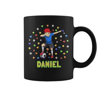 Daniel Futbolista Con Nombre Personalizado Para Niños Taza de café - Regaloses