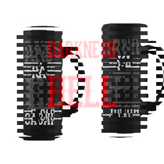 Darkness Is A Hell Of A Coach やる気を引き出す考え方 コーヒーマグ - Kawaiitshirt