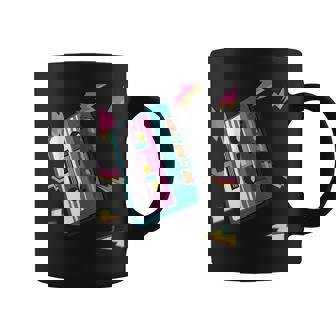 De Cinta De Caseteintage En Estilo Neón Retro De Los Años 80 90 Taza de café - Regaloses