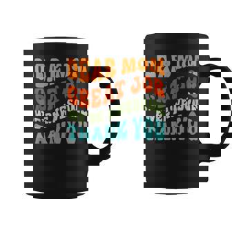 Dear Mom Great Job We're Awesome Thank You Retro Coffee Mug - Thegiftio UK