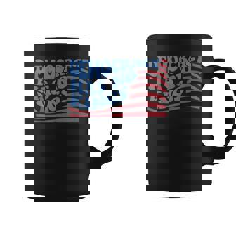 Democracy Has No Kings American Flag 4Th Of July Coffee Mug - Monsterry