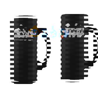 Demon Hunters Blue Tiger And Bird Coffee Mug - Monsterry