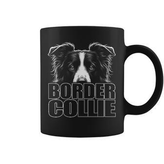 Tendance Border Collie Avec Texte Élégantur La Poitrine Tasse - Cadeauxyz