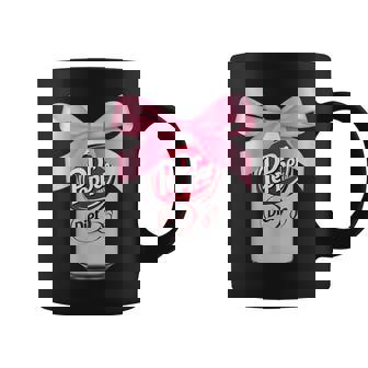 Diet Dr Pep Pink Bow Coquette Cute Girly Aesthetic Coffee Mug - Monsterry