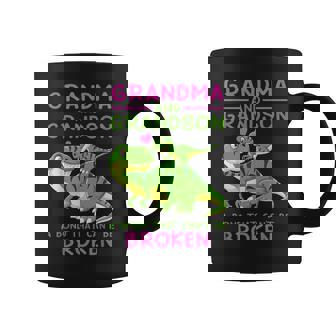 Dinosaur Grandma And Grandson A Bond That Can't Be Broken Coffee Mug | Mazezy