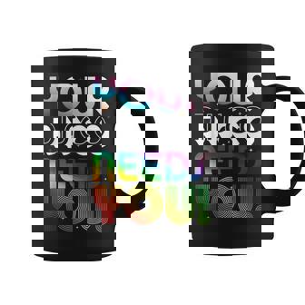Your Disco Need You Kylie Nombre Personalizado I Love Kylie Taza de café - Regaloses