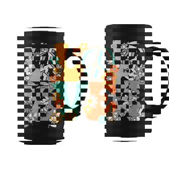 Disfraz De Fiesta De Amor De Los Años 60 Y 70 Disfraz De Hippieigno De La Paz Taza de café - Regaloses