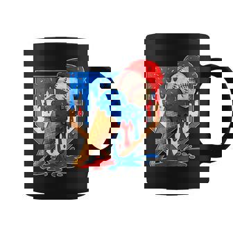 Distressed Baseball Boys Ice Cream Drip Baseball Boys Youth Coffee Mug - Monsterry