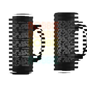 Divertido Nombre Personalizado Robbieintage Robbie Retro Meme Taza de café - Regaloses
