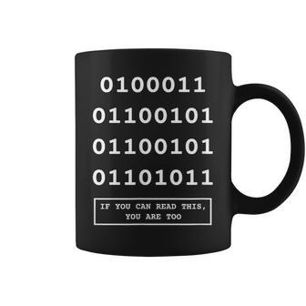 Divertido Ordenador Binario Código Programador Desarrollador Friki Regalo Taza de café - Regaloses