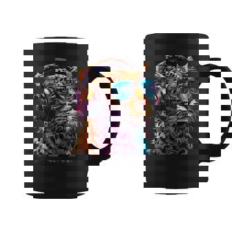 Dj Leopard Edm テクノハウス ダンスクラブ 音楽ヘッドフォン コーヒーマグ - Kawaiitshirt