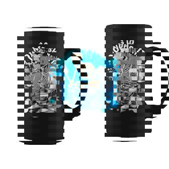 Doing Dad Shit Skeleton Toilet Father's Day Coffee Mug - Monsterry