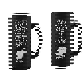 Don't Worry Be Capy カピバラ 心配しないで カピー カピバラ齧歯類愛好家 コーヒーマグ - Kawaiitshirt
