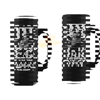 Dope Black Cowboy Western Rodeo Country Music Coffee Mug - Thegiftio