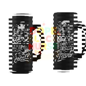 Dope Black Nurse Junenth Pride Nurse Black History Coffee Mug - Thegiftio