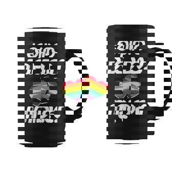 Dos Madres Lgbt-Q Orgullo Gay Mamá Aliada Corazón Arco Iris In Mangas Taza de café - Regaloses
