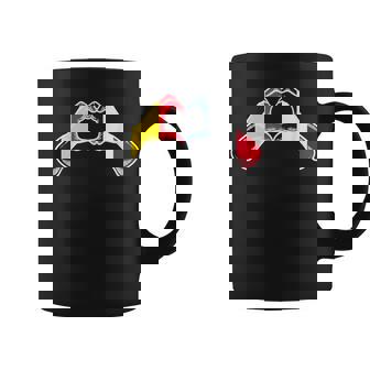 Drapeau Belgique France Coeur Belgique Tasse - Cadeauxyz