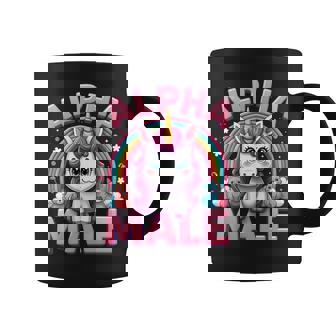 Drôle De Licorne Alpha Licorne Meme Mâle Hommes Mâle Tasse - Cadeauxyz