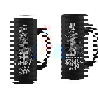 Druncle Same Uncle Sam Beer Drinking Usa 4Th Of July Coffee Mug - Thegiftio UK